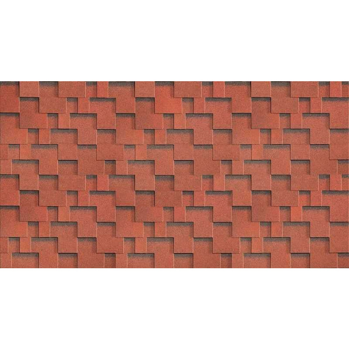 Гибкая черепица однослойная Технониколь Шинглас Фокстрот Рябина